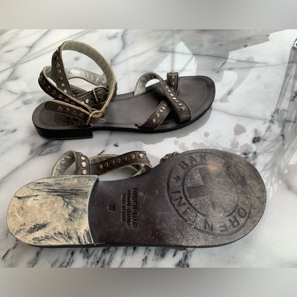 FIORENTINI + BAKER Strappy Studded Leather Sandle, Size 37, Like New Condition - Picture 7 of 9